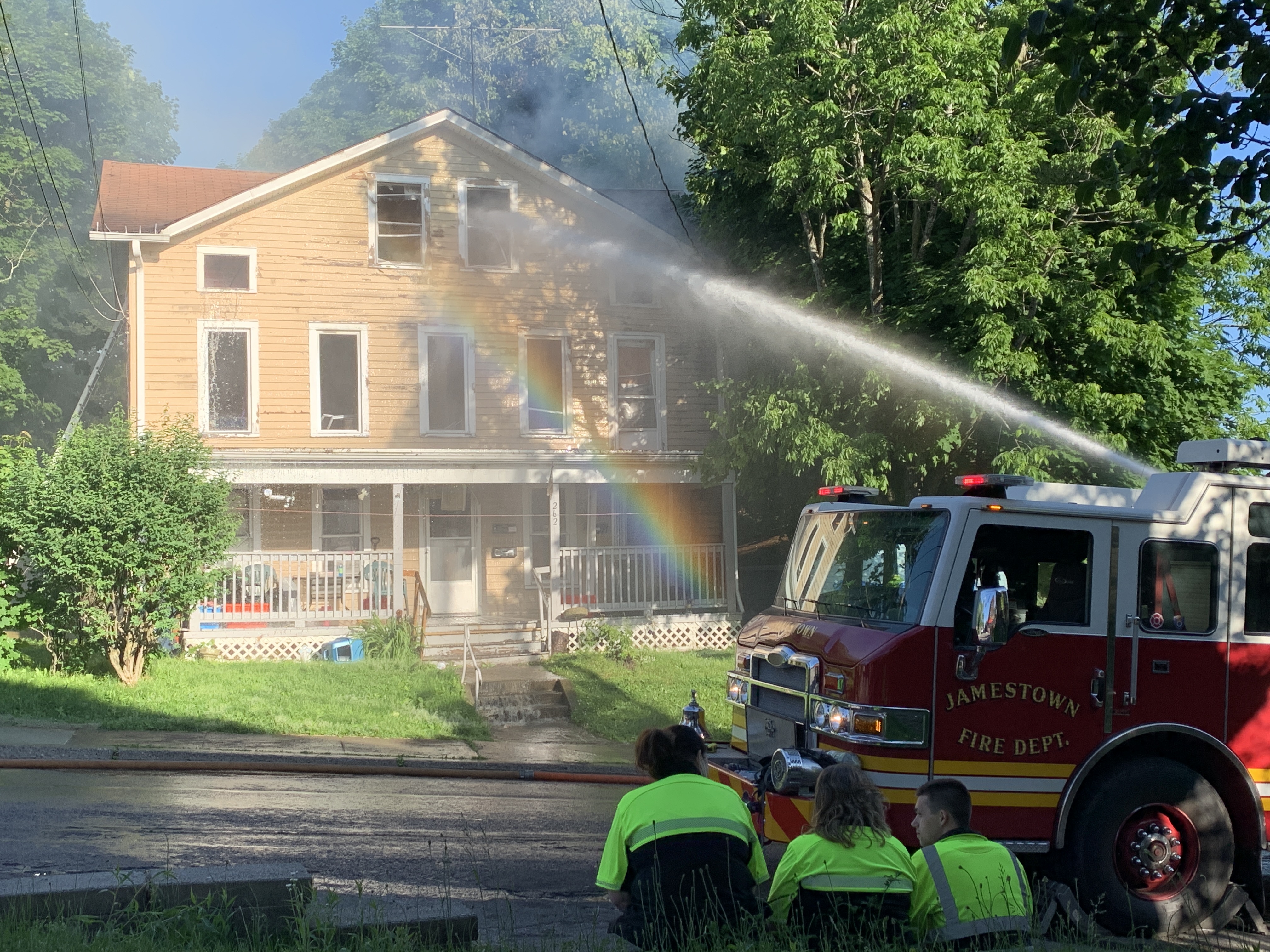 City Firefighters Battle Morning Blaze | News, Sports, Jobs - Post Journal